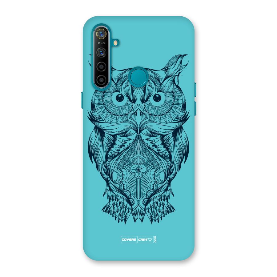 Designer Owl Back Case for Realme 5i