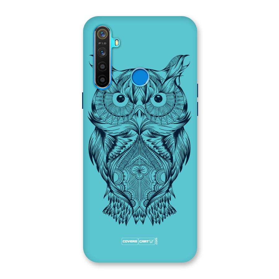 Designer Owl Back Case for Realme 5s