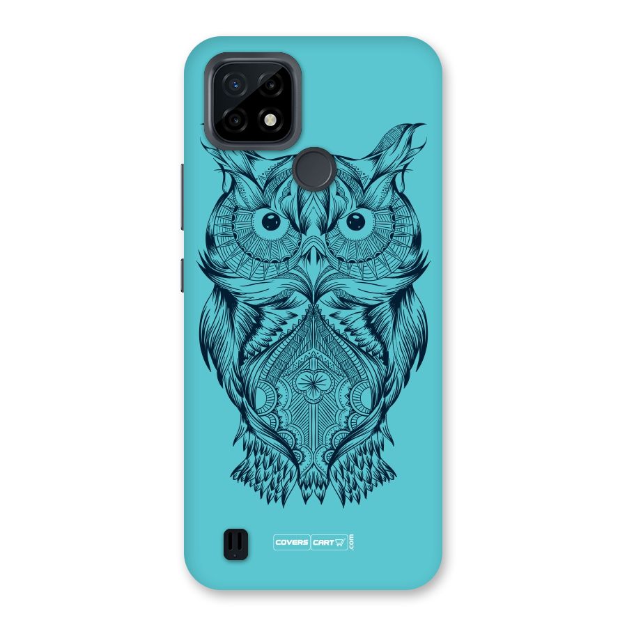 Designer Owl Back Case for Realme C21