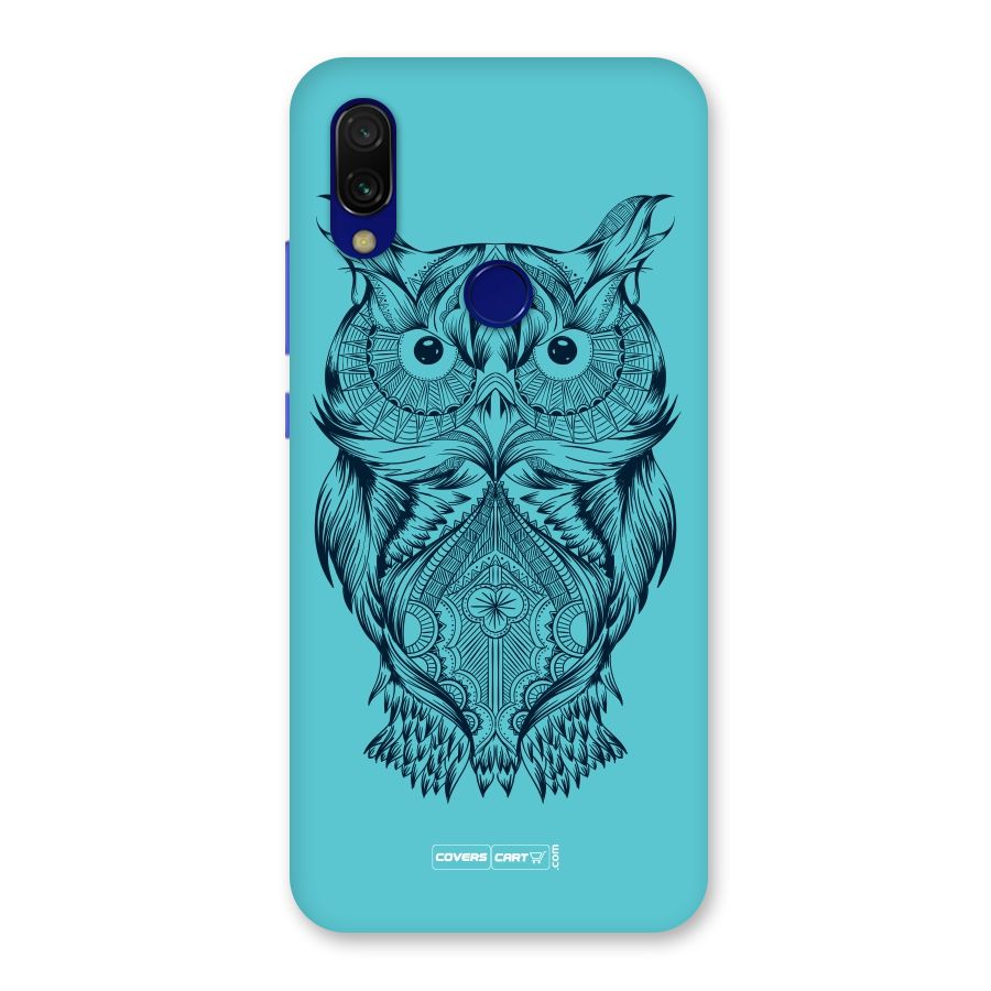 Designer Owl Back Case for Redmi 7