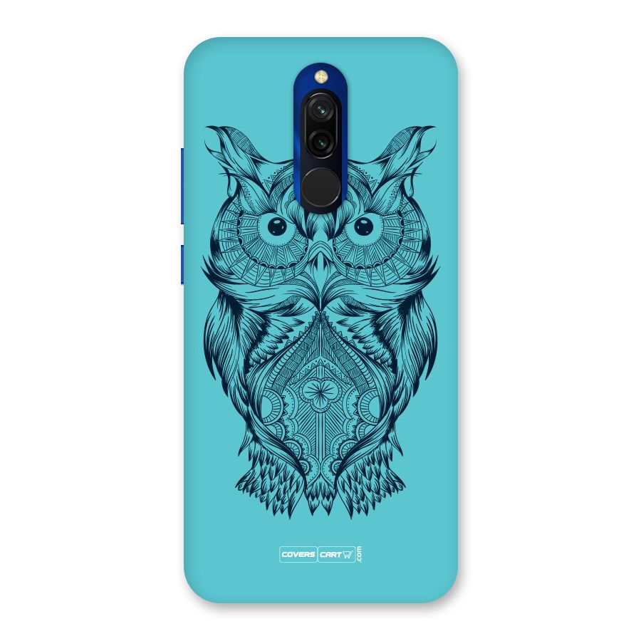 Designer Owl Back Case for Redmi 8