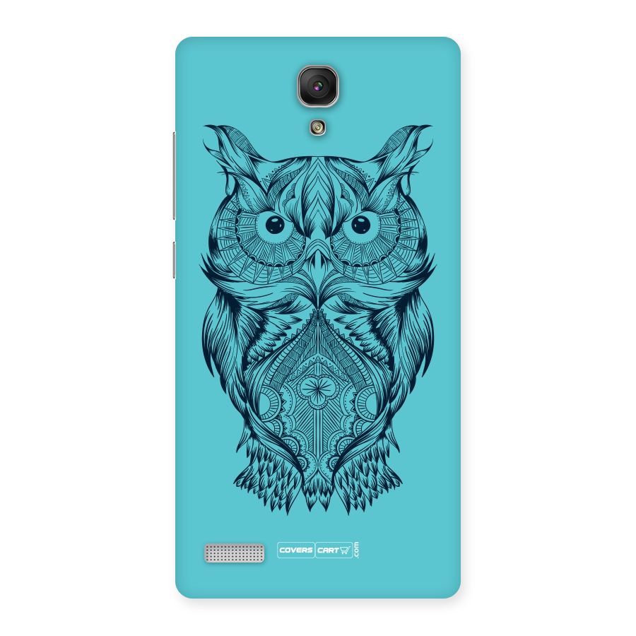 Designer Owl Back Case for Redmi Note