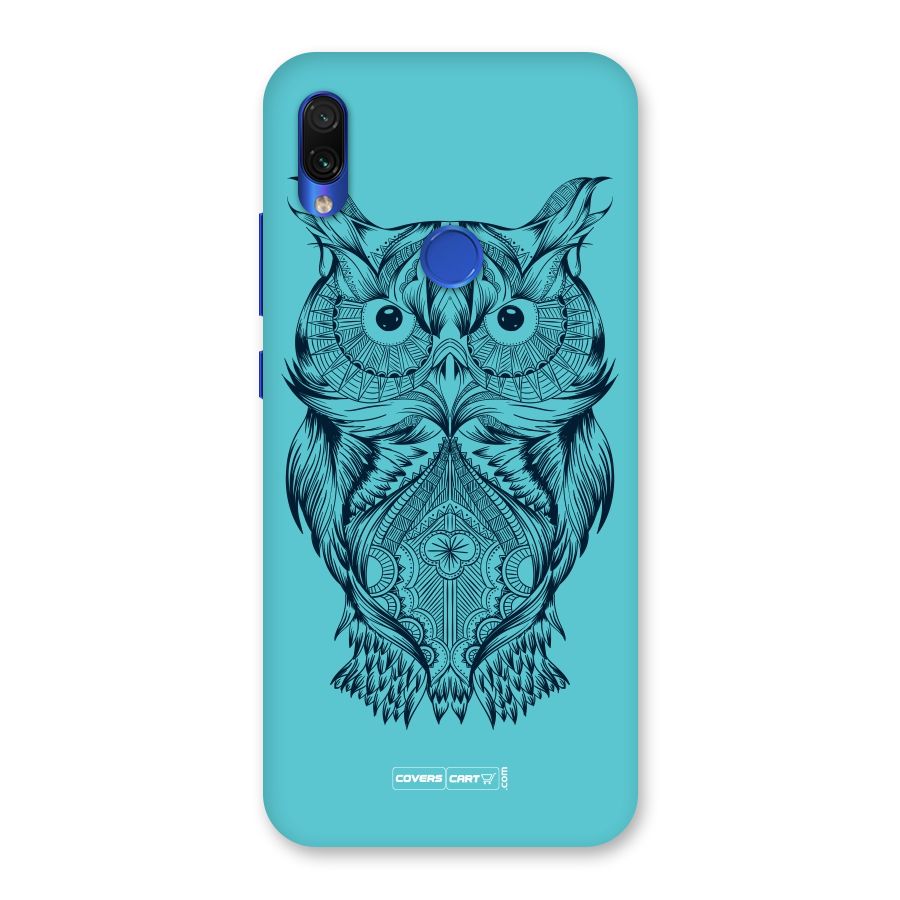 Designer Owl Back Case for Redmi Note 7S