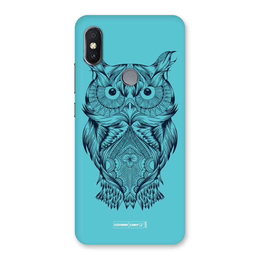 Designer Owl Back Case for Redmi Y2