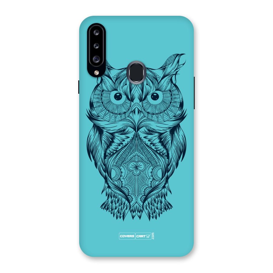 Designer Owl Back Case for Samsung Galaxy A20s