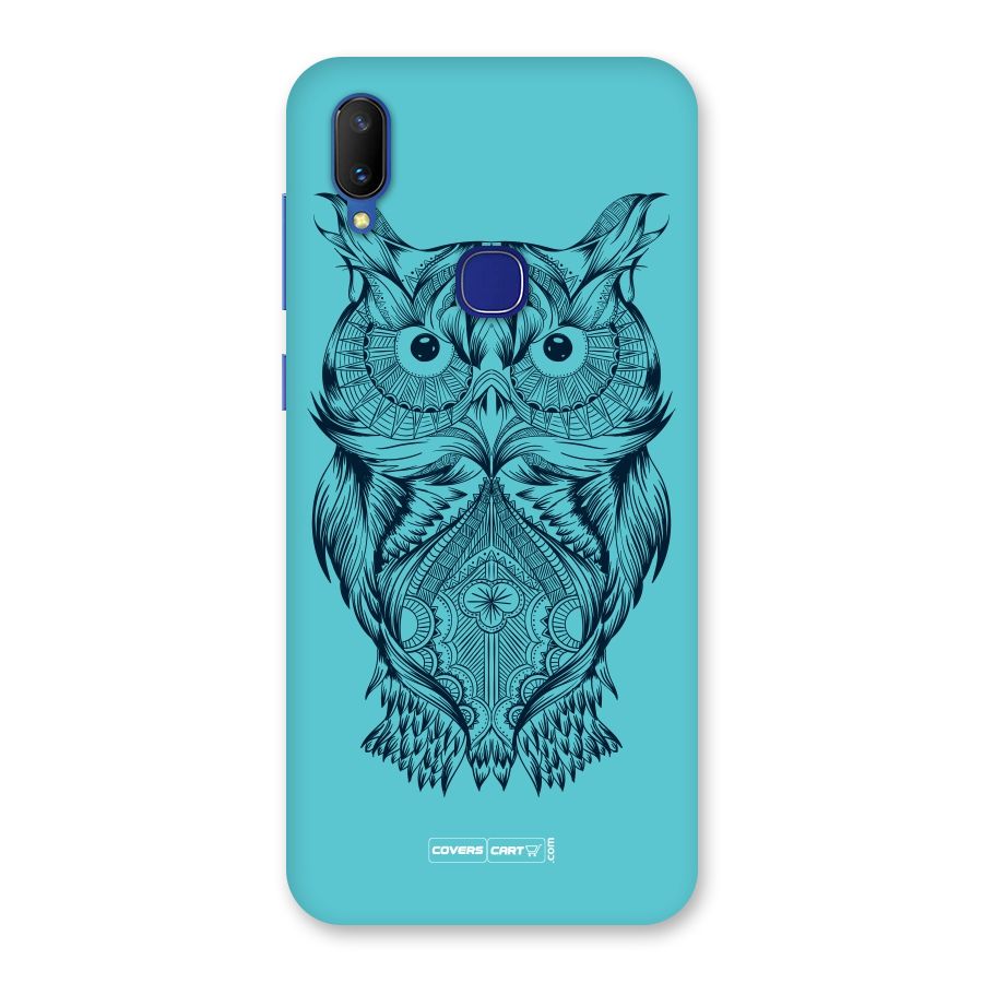 Designer Owl Back Case for Vivo V11