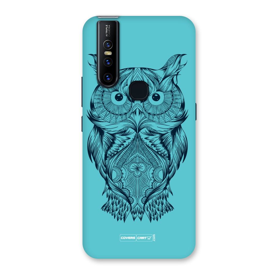 Designer Owl Back Case for Vivo V15