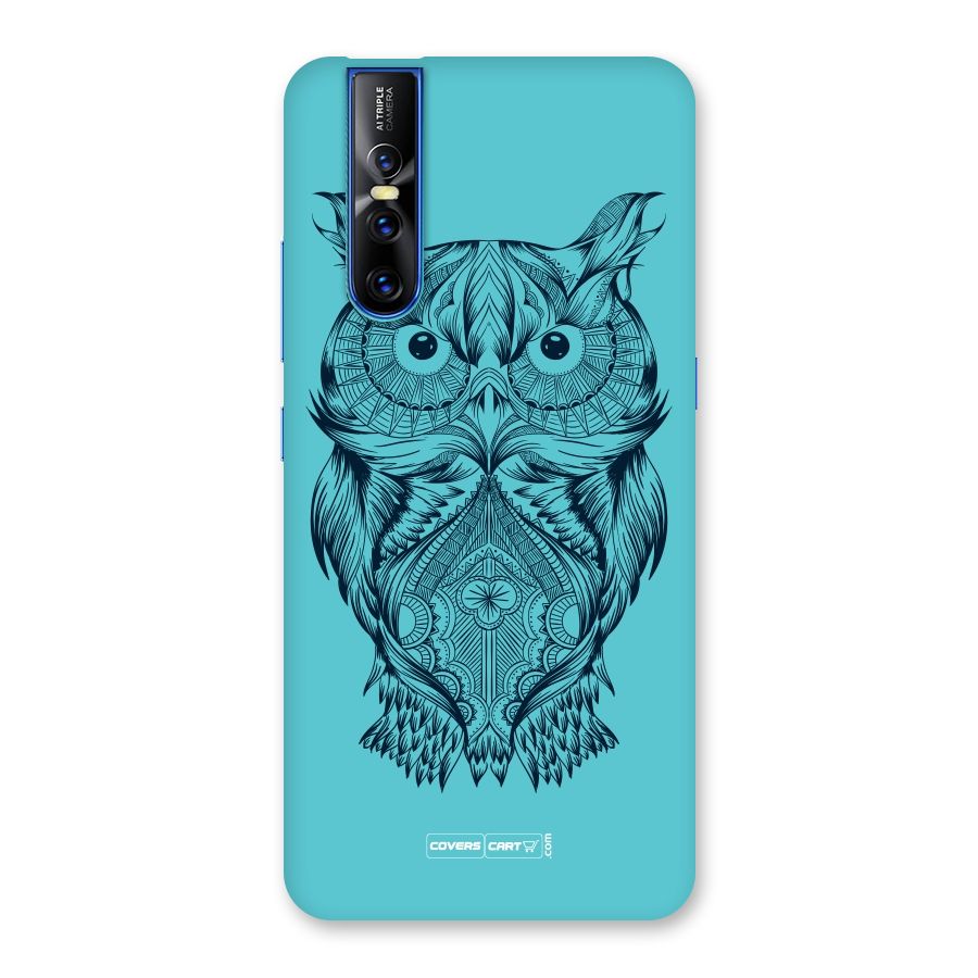 Designer Owl Back Case for Vivo V15 Pro