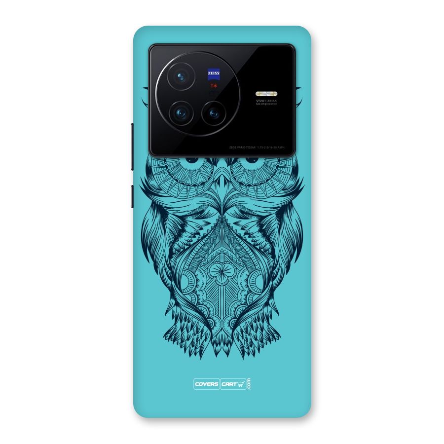 Designer Owl Back Case for Vivo X80