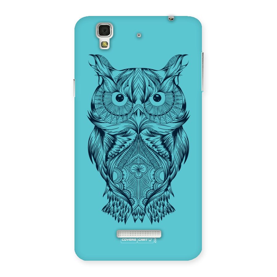 Designer Owl Back Case for Yu Yureka