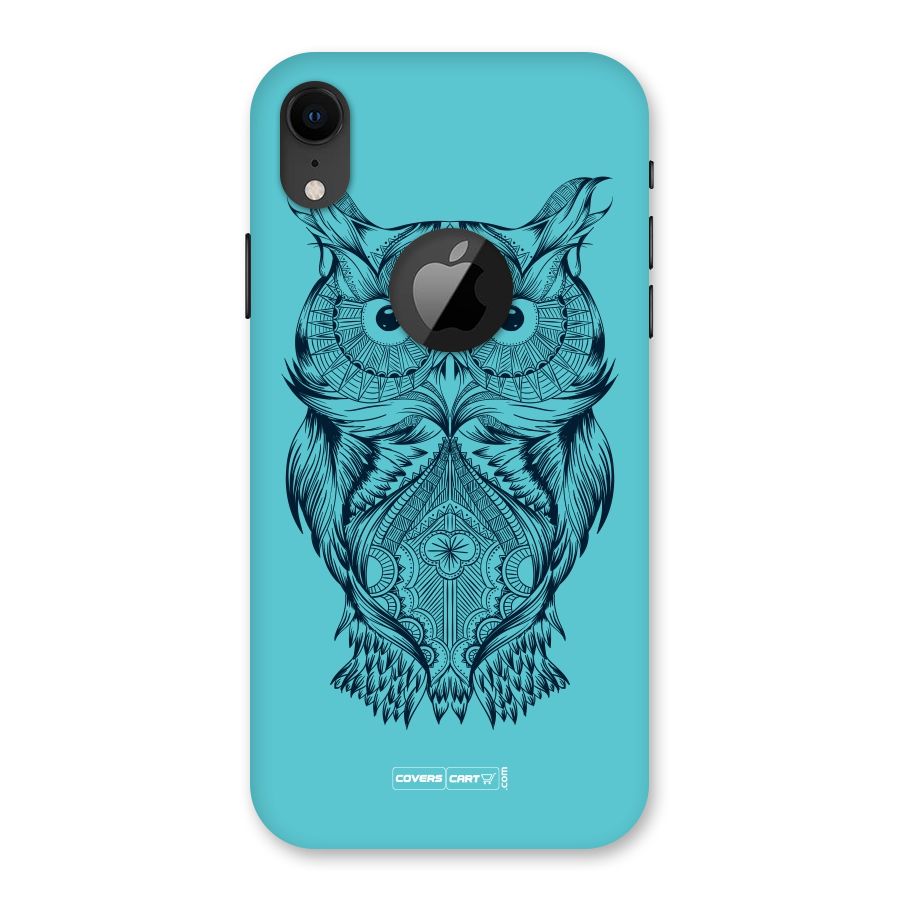 Designer Owl Back Case for iPhone XR Logo Cut