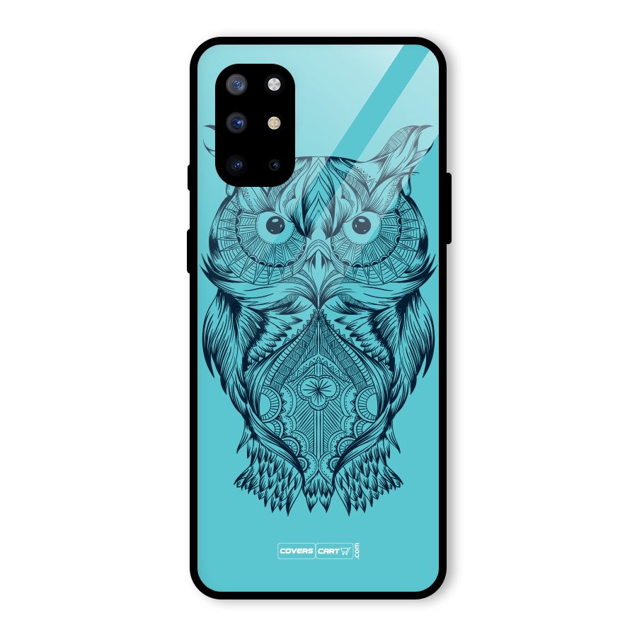 Designer Owl Glass Back Case for OnePlus 8T