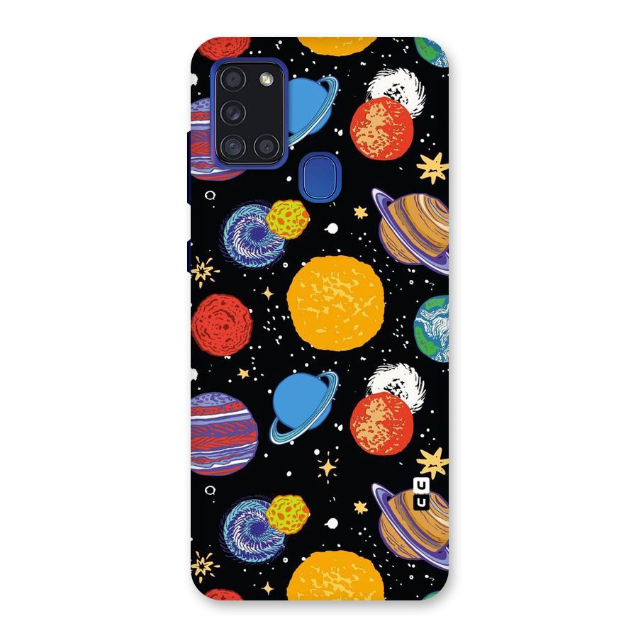 Designer Planets Back Case for Galaxy A21s