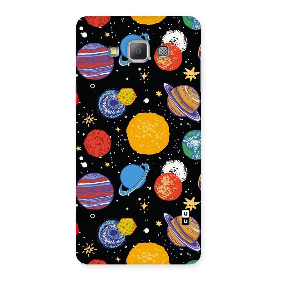 Designer Planets Back Case for Galaxy A7