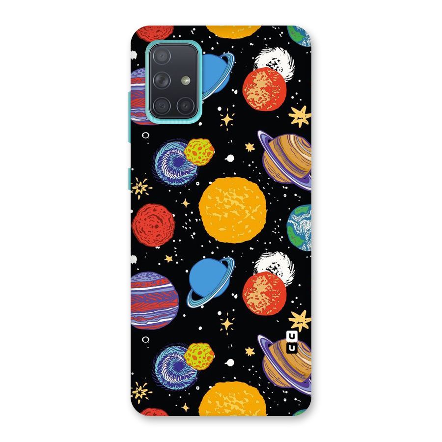 Designer Planets Back Case for Galaxy A71