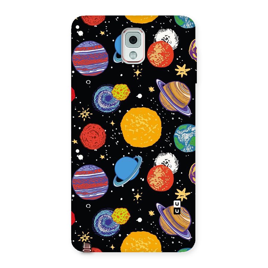Designer Planets Back Case for Galaxy Note 3