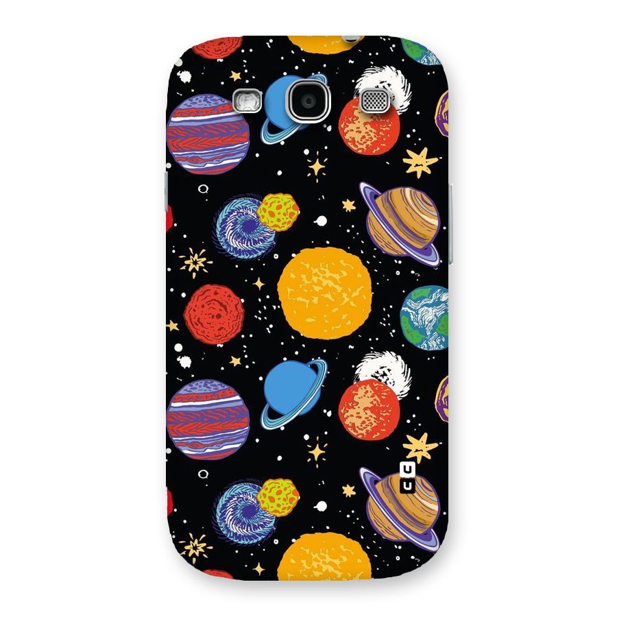 Designer Planets Back Case for Galaxy S3