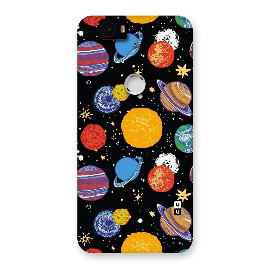 Designer Planets Back Case for Google Nexus-6P