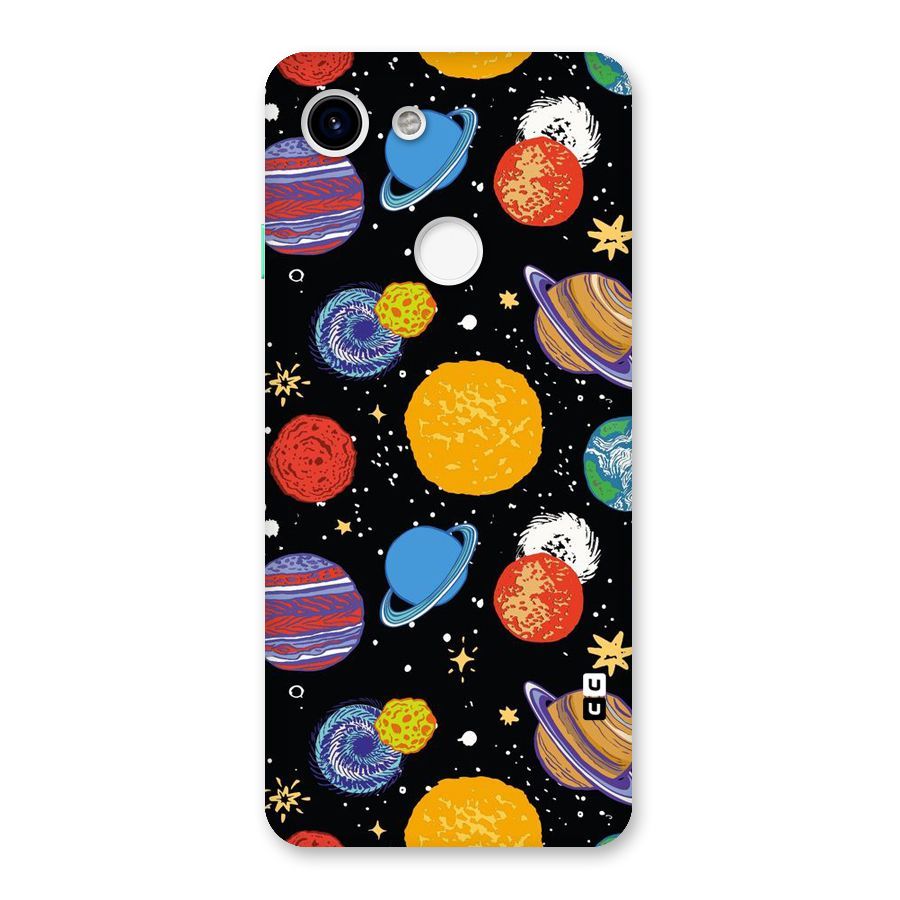Designer Planets Back Case for Google Pixel 3