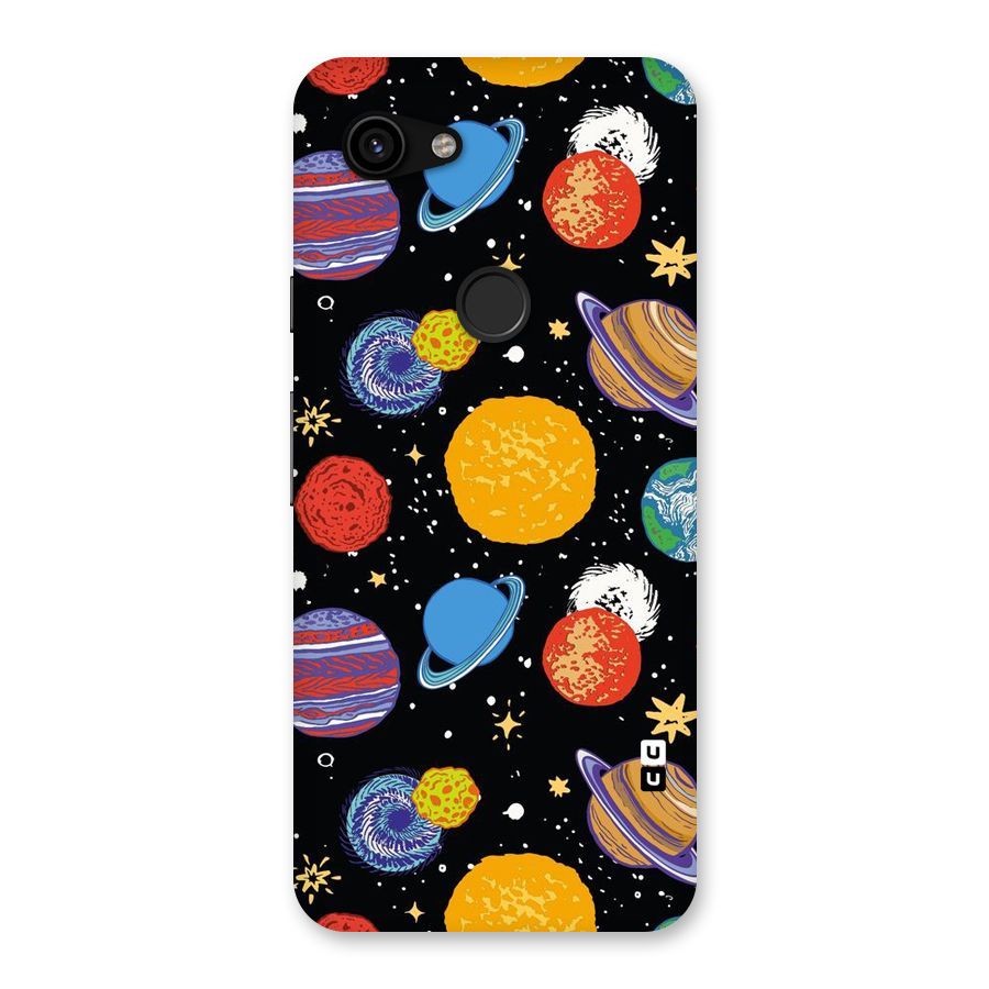 Designer Planets Back Case for Google Pixel 3a