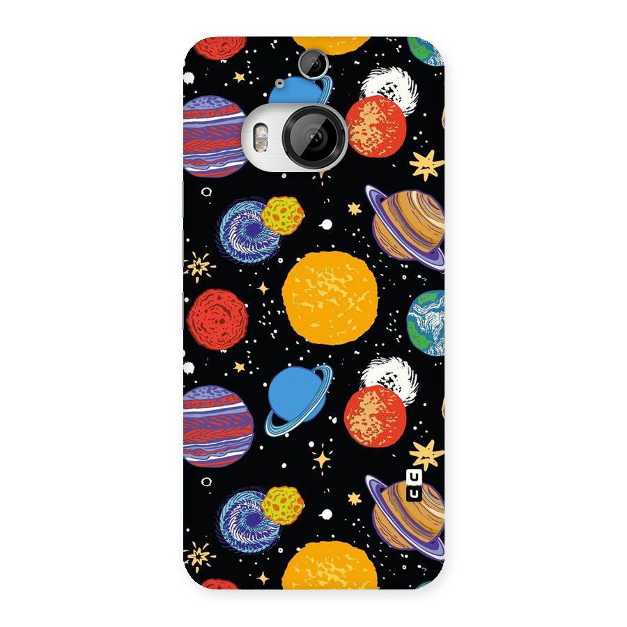 Designer Planets Back Case for HTC One M9 Plus