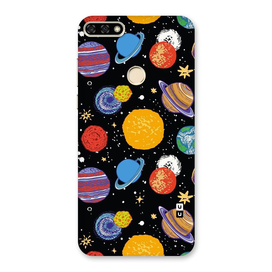 Designer Planets Back Case for Honor 7A