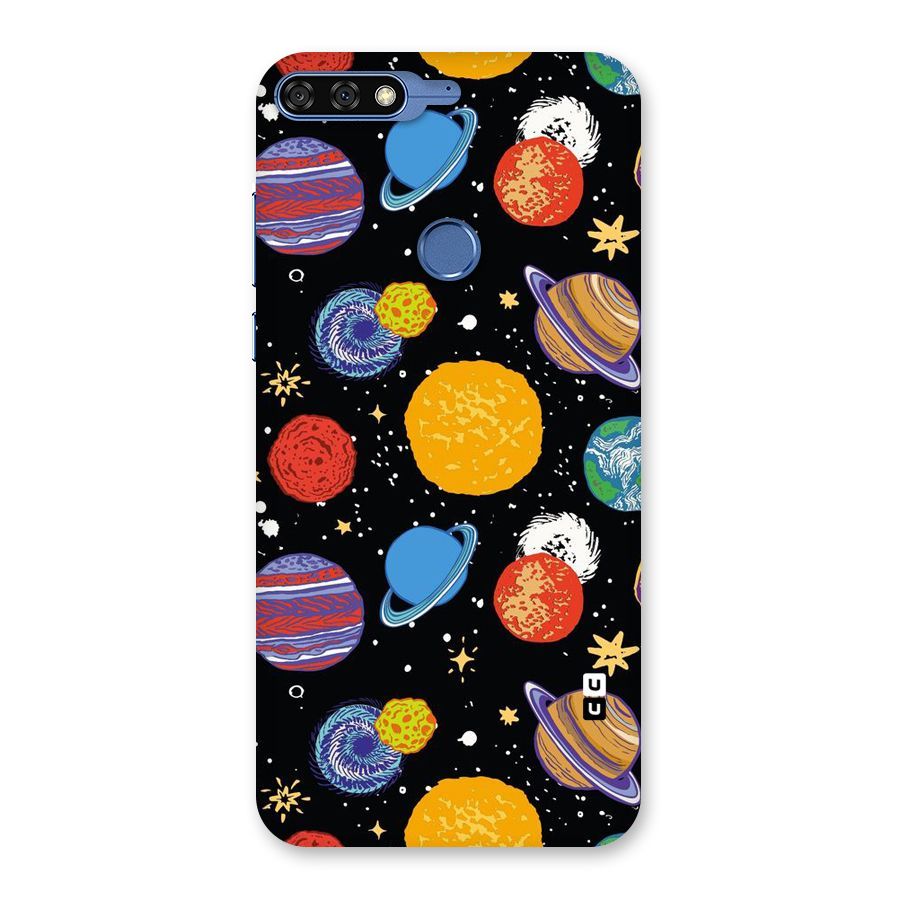 Designer Planets Back Case for Honor 7C