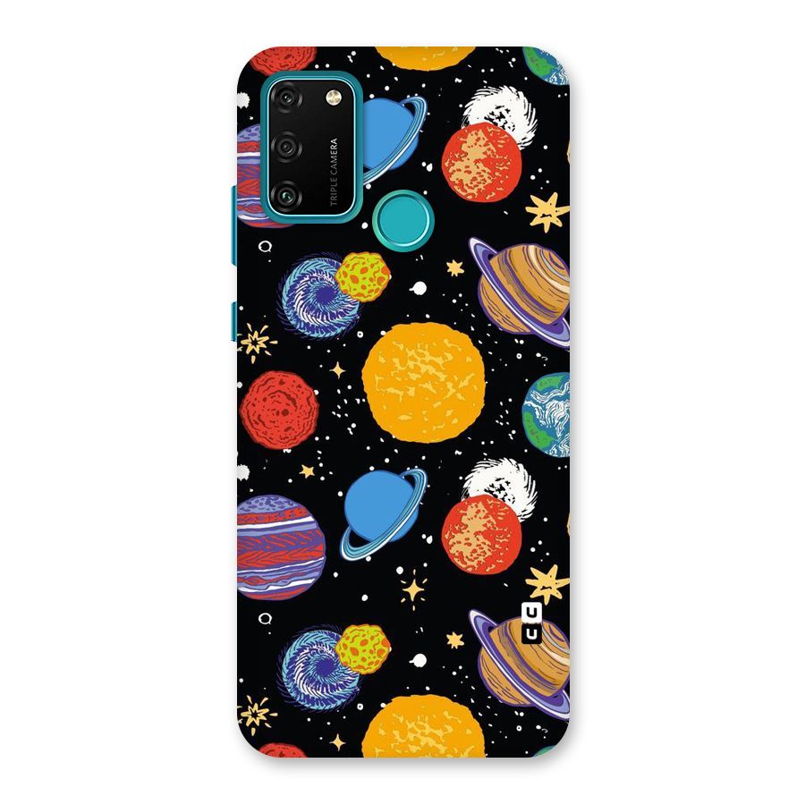 Designer Planets Back Case for Honor 9A