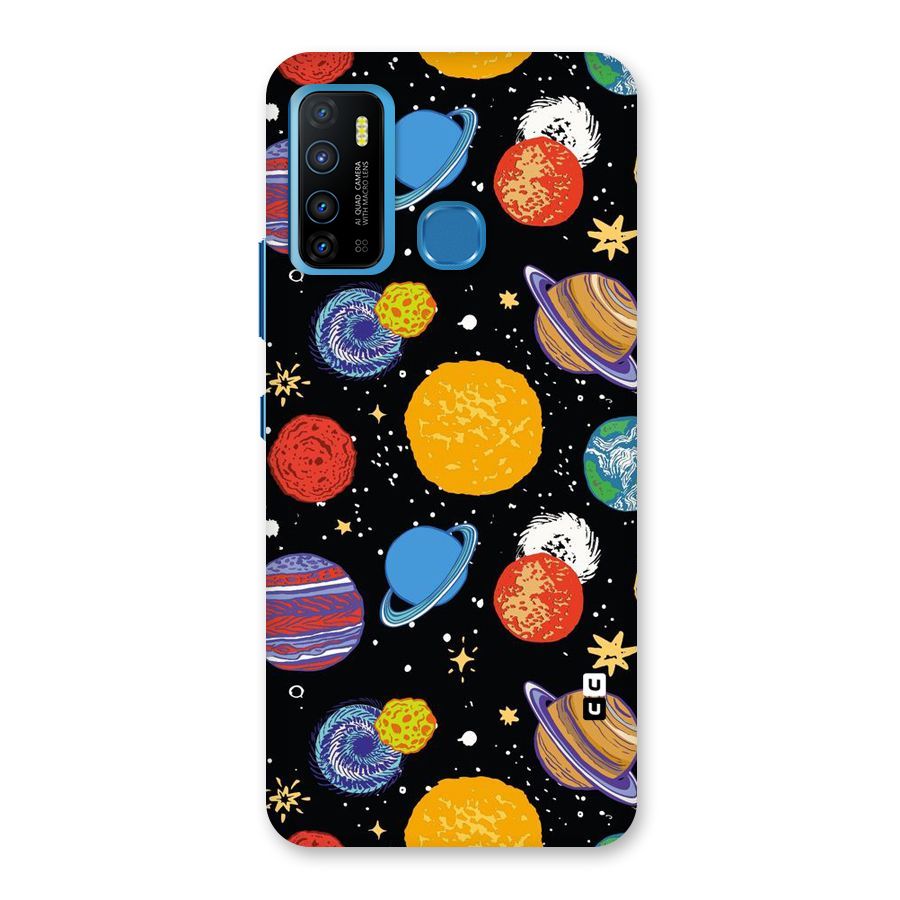 Designer Planets Back Case for Infinix Hot 9