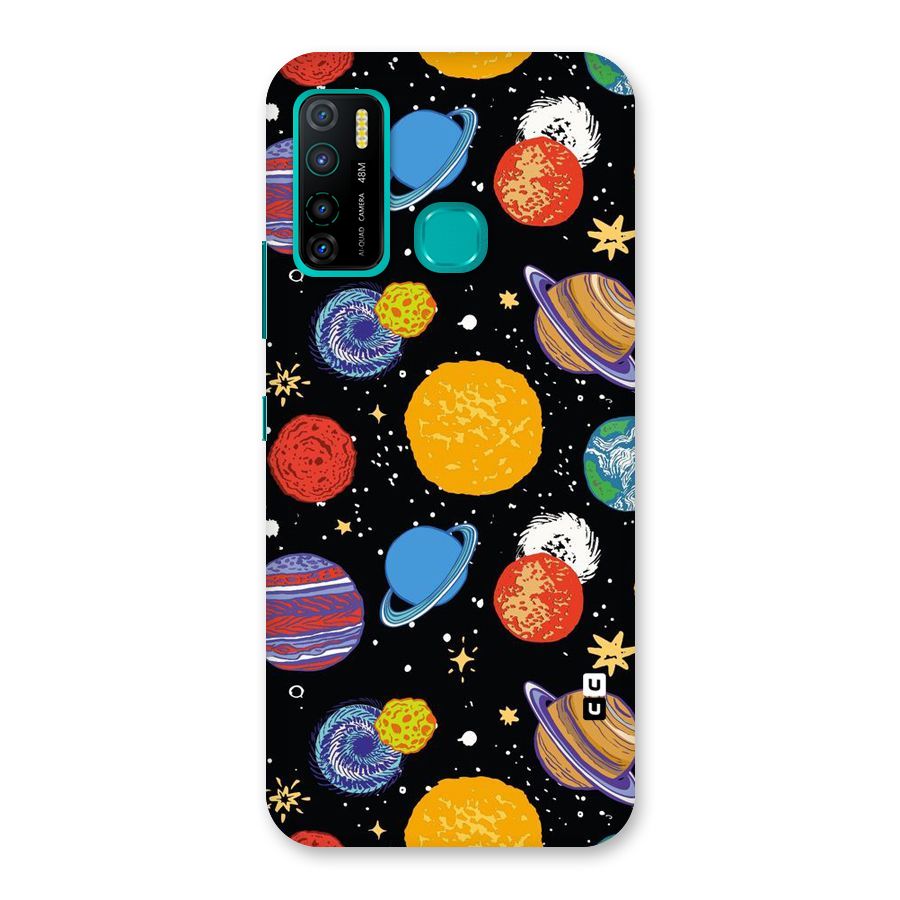 Designer Planets Back Case for Infinix Hot 9 Pro