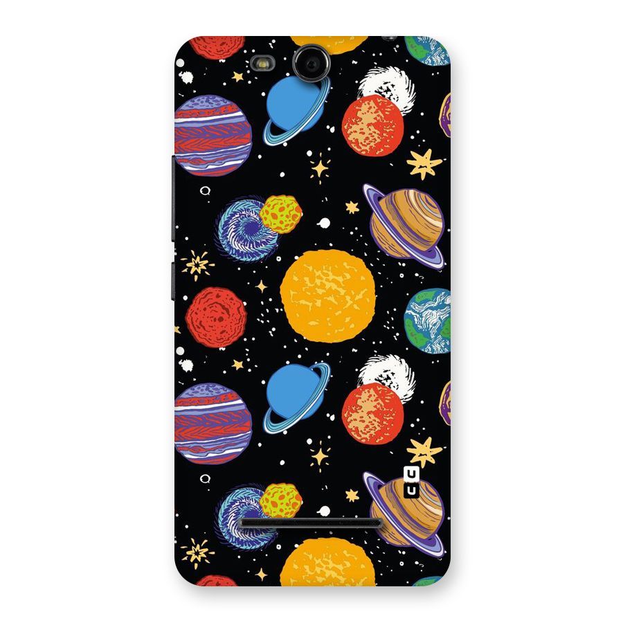 Designer Planets Back Case for Micromax Canvas Juice 3 Q392