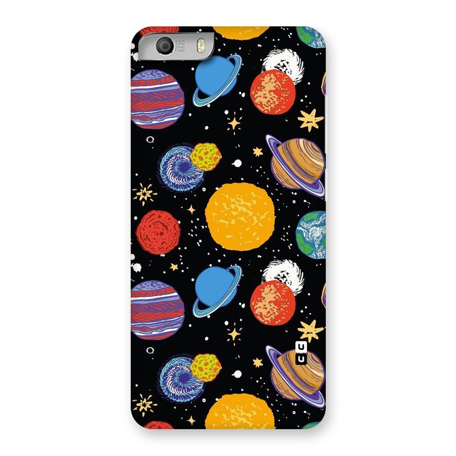 Designer Planets Back Case for Micromax Canvas Knight 2