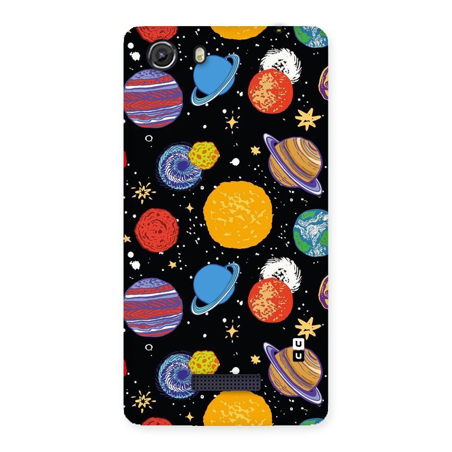 Designer Planets Back Case for Micromax Unite 3