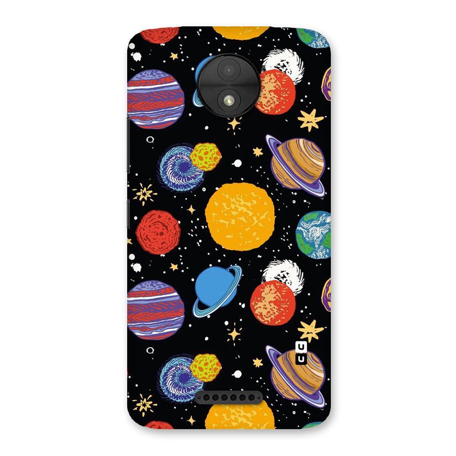 Designer Planets Back Case for Moto C