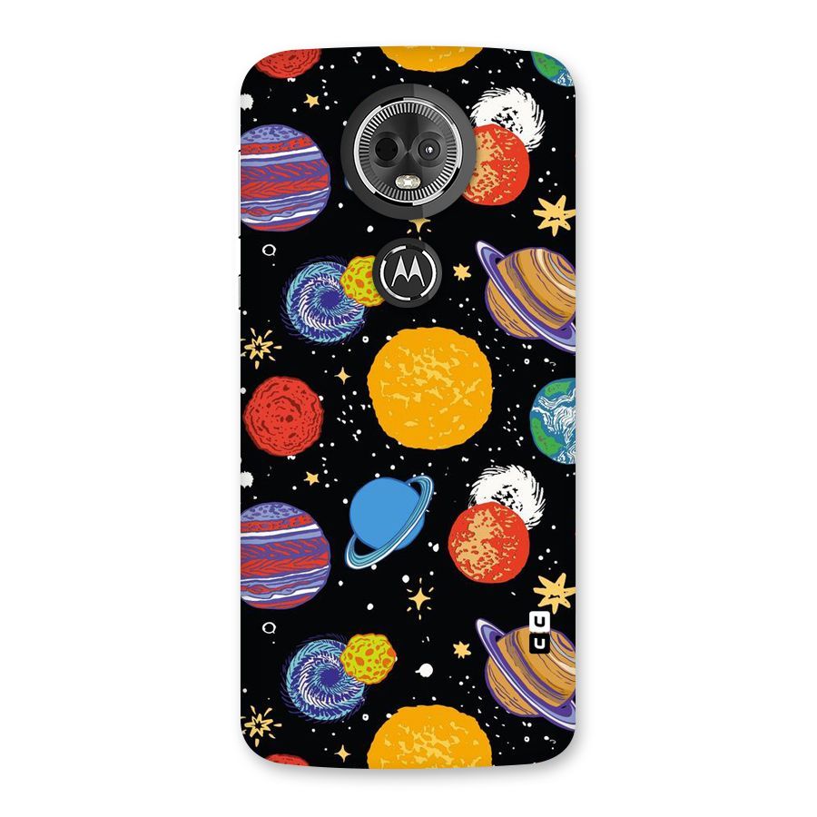 Designer Planets Back Case for Moto E5 Plus