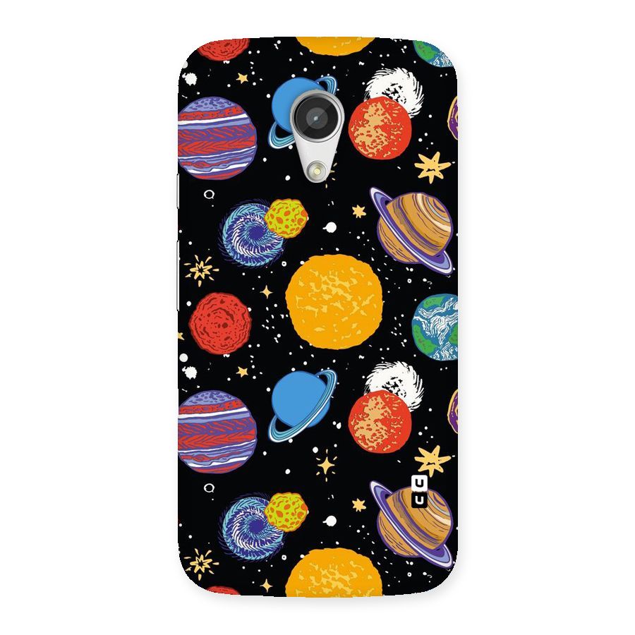 Designer Planets Back Case for Moto G 2nd Gen