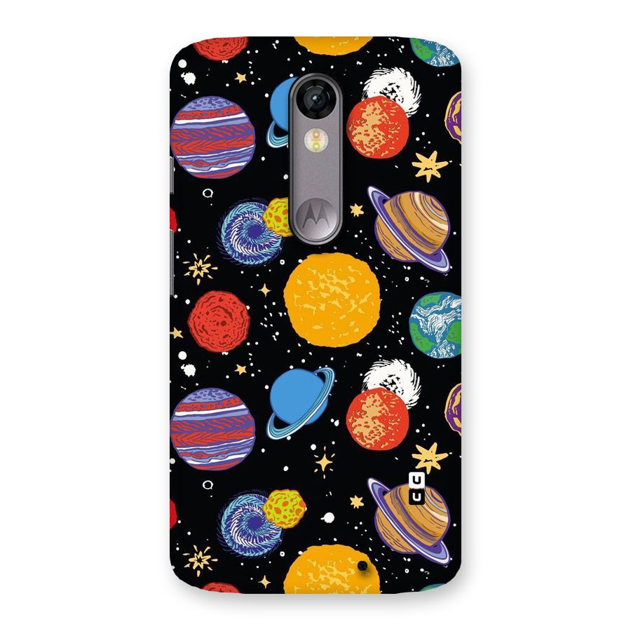 Designer Planets Back Case for Moto X Force