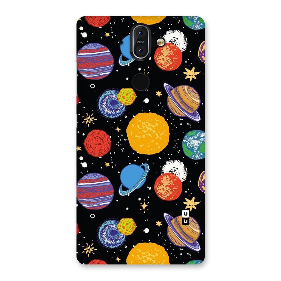 Designer Planets Back Case for Nokia 8 Sirocco
