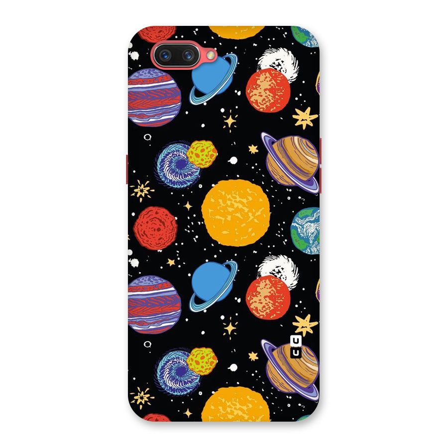 Designer Planets Back Case for Oppo A3s