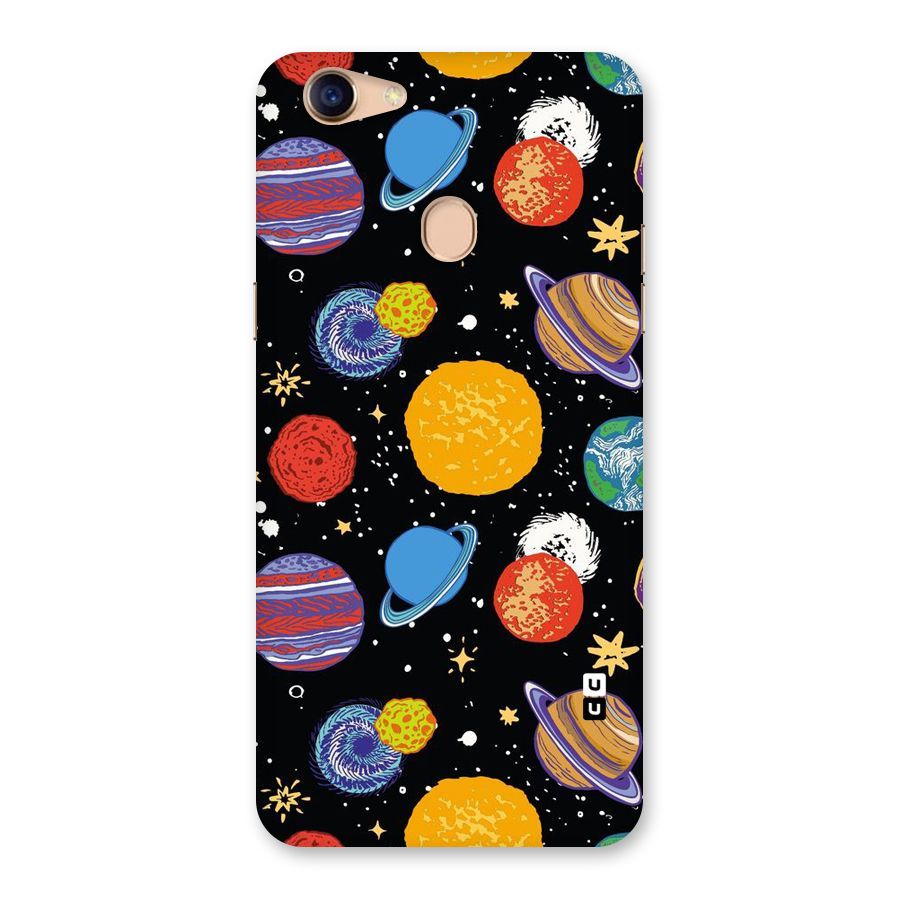 Designer Planets Back Case for Oppo F5