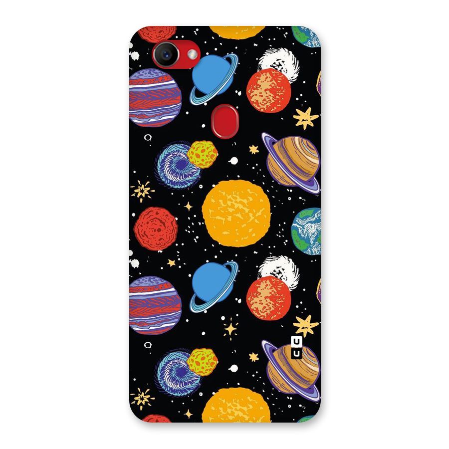 Designer Planets Back Case for Oppo F7