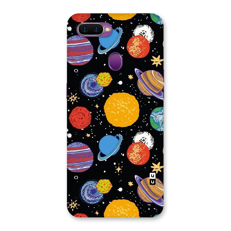 Designer Planets Back Case for Oppo F9