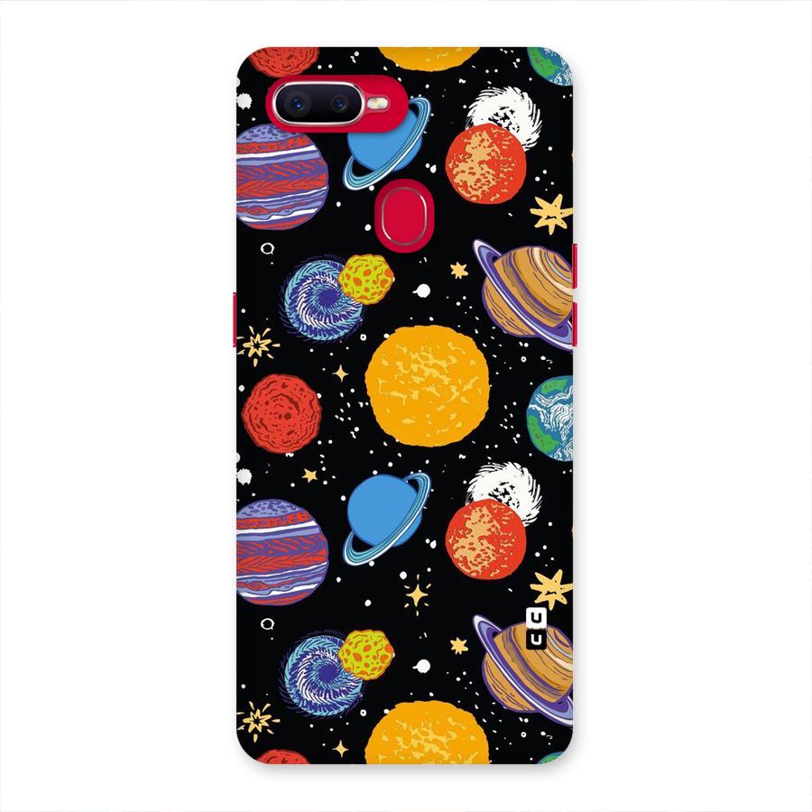 Designer Planets Back Case for Oppo F9 Pro