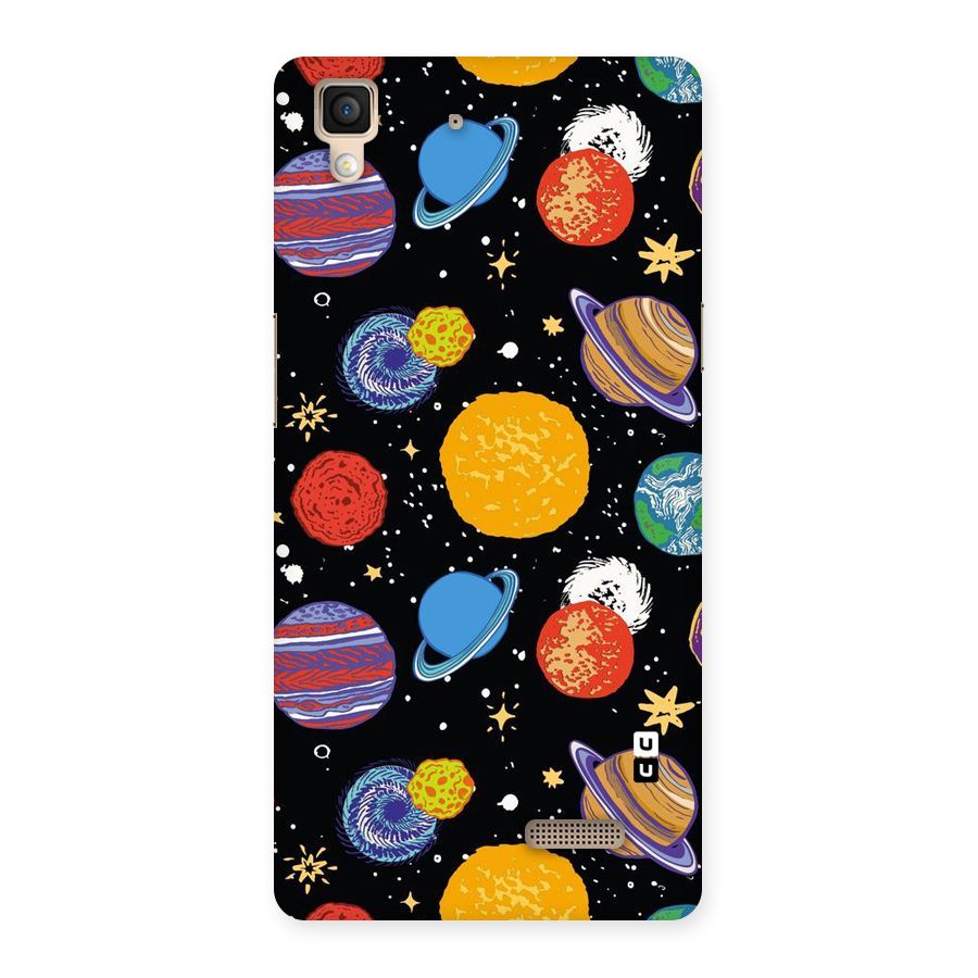 Designer Planets Back Case for Oppo R7