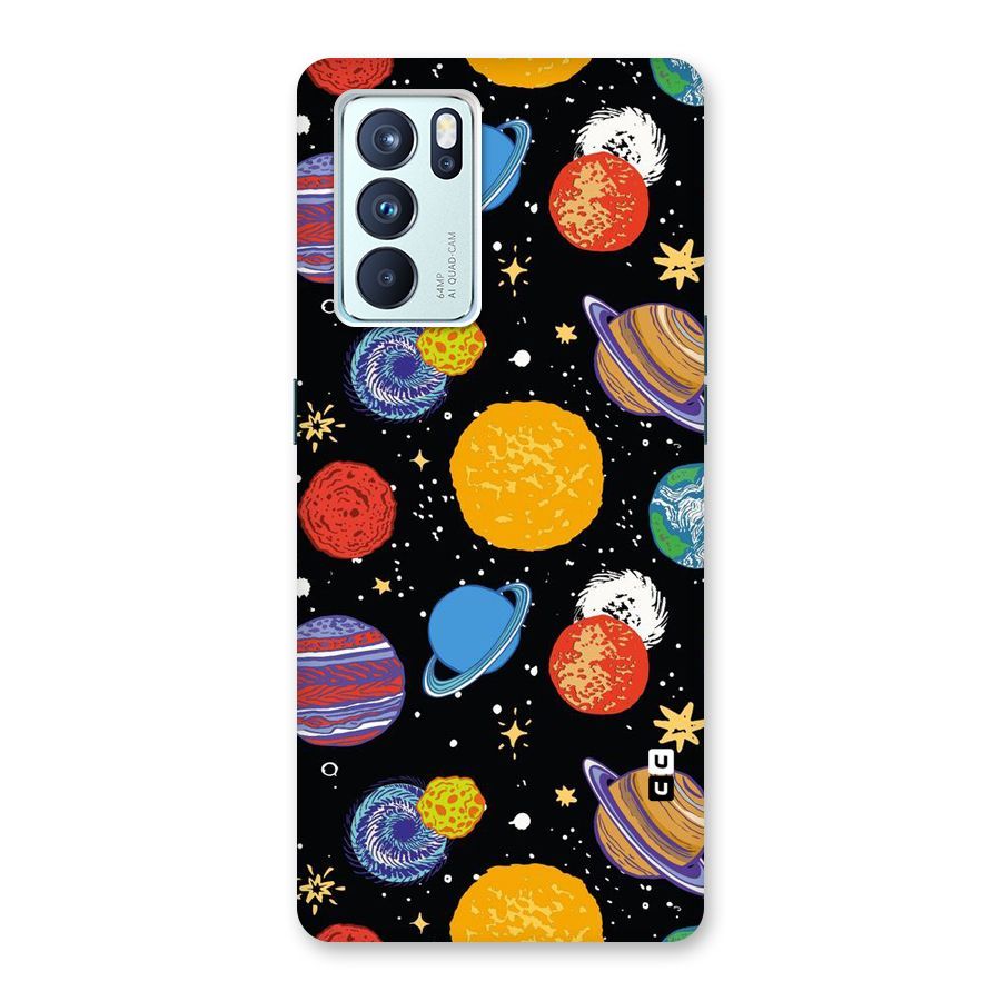 Designer Planets Back Case for Oppo Reno6 Pro 5G