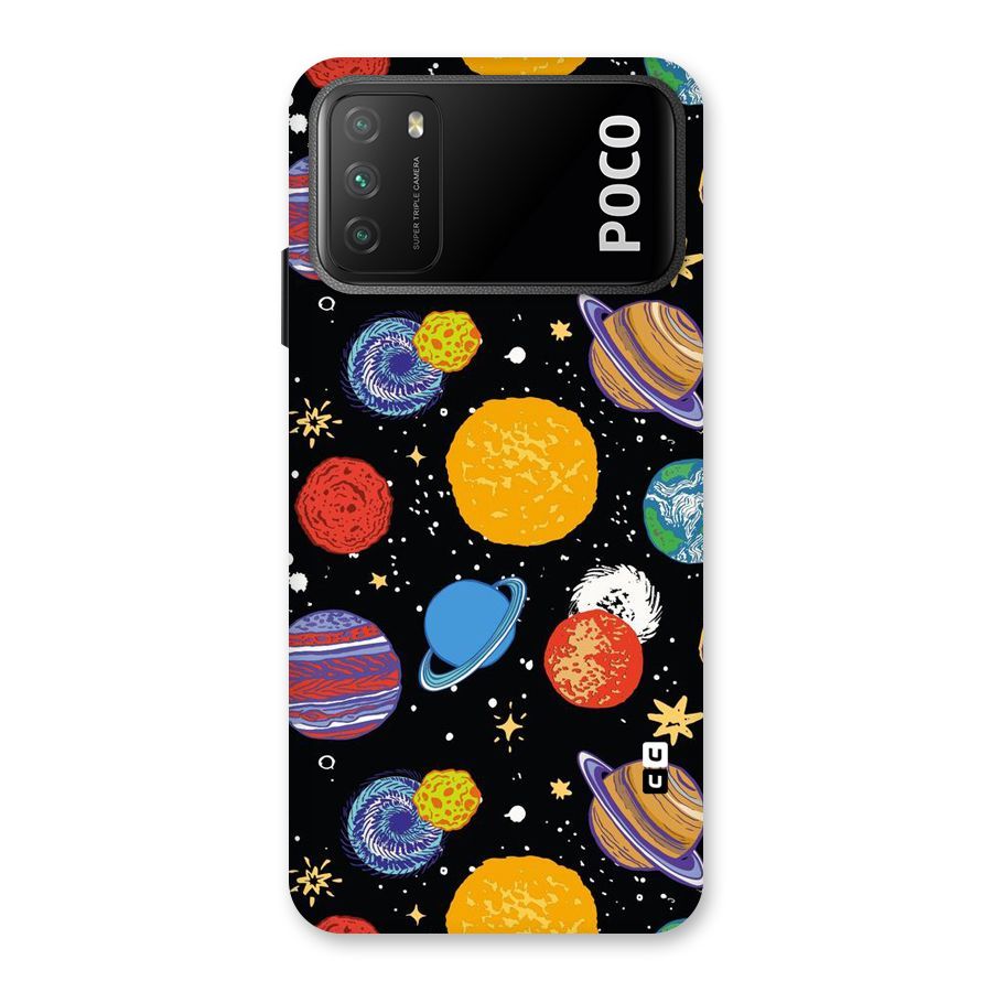 Designer Planets Back Case for Poco M3