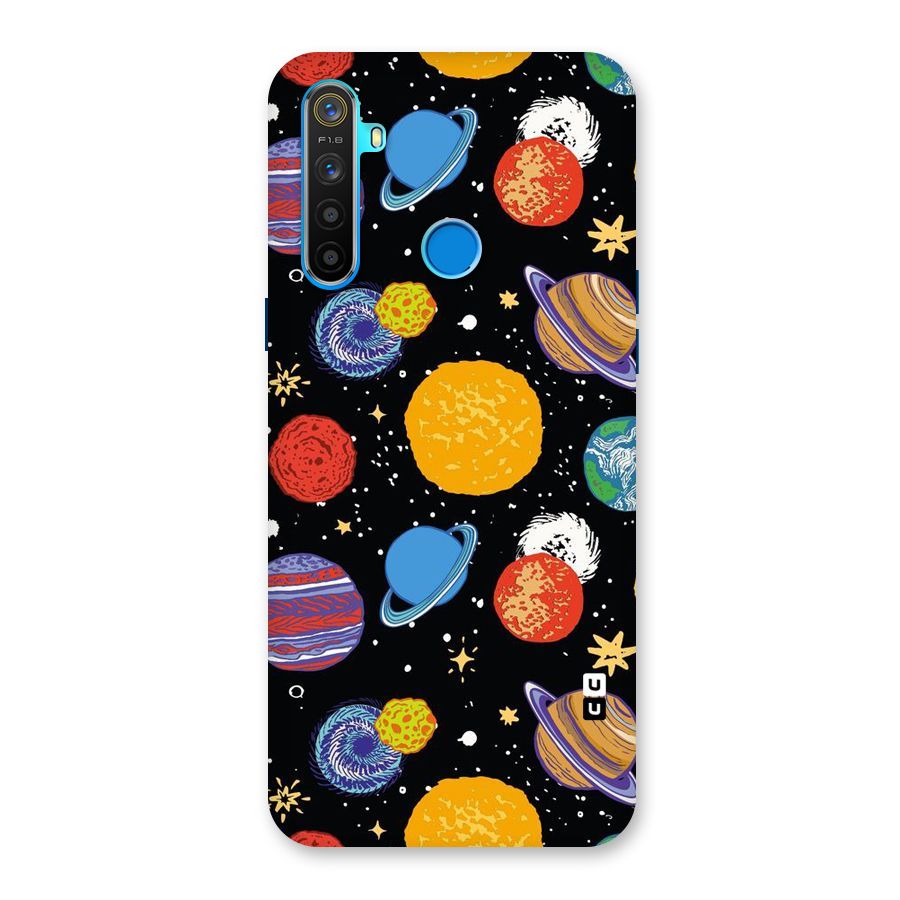 Designer Planets Back Case for Realme 5