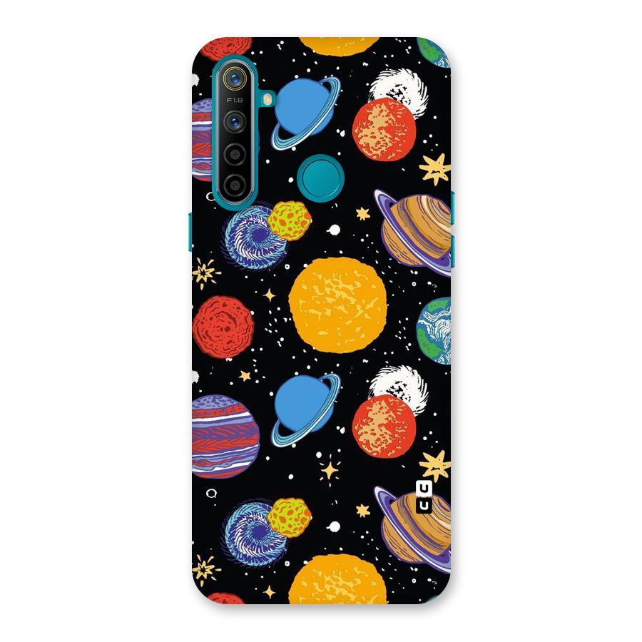 Designer Planets Back Case for Realme 5i