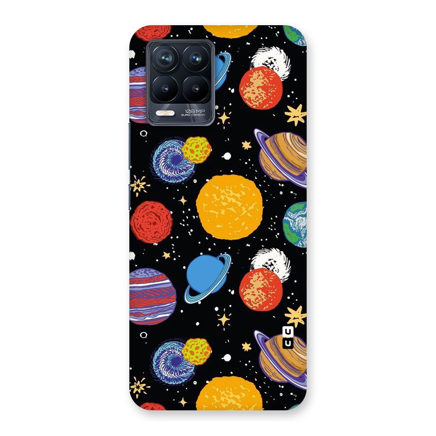 Designer Planets Back Case for Realme 8 Pro