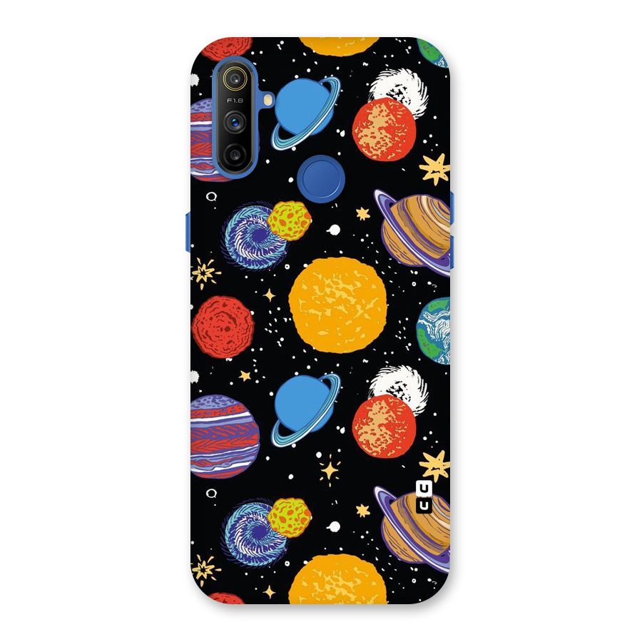 Designer Planets Back Case for Realme Narzo 10A